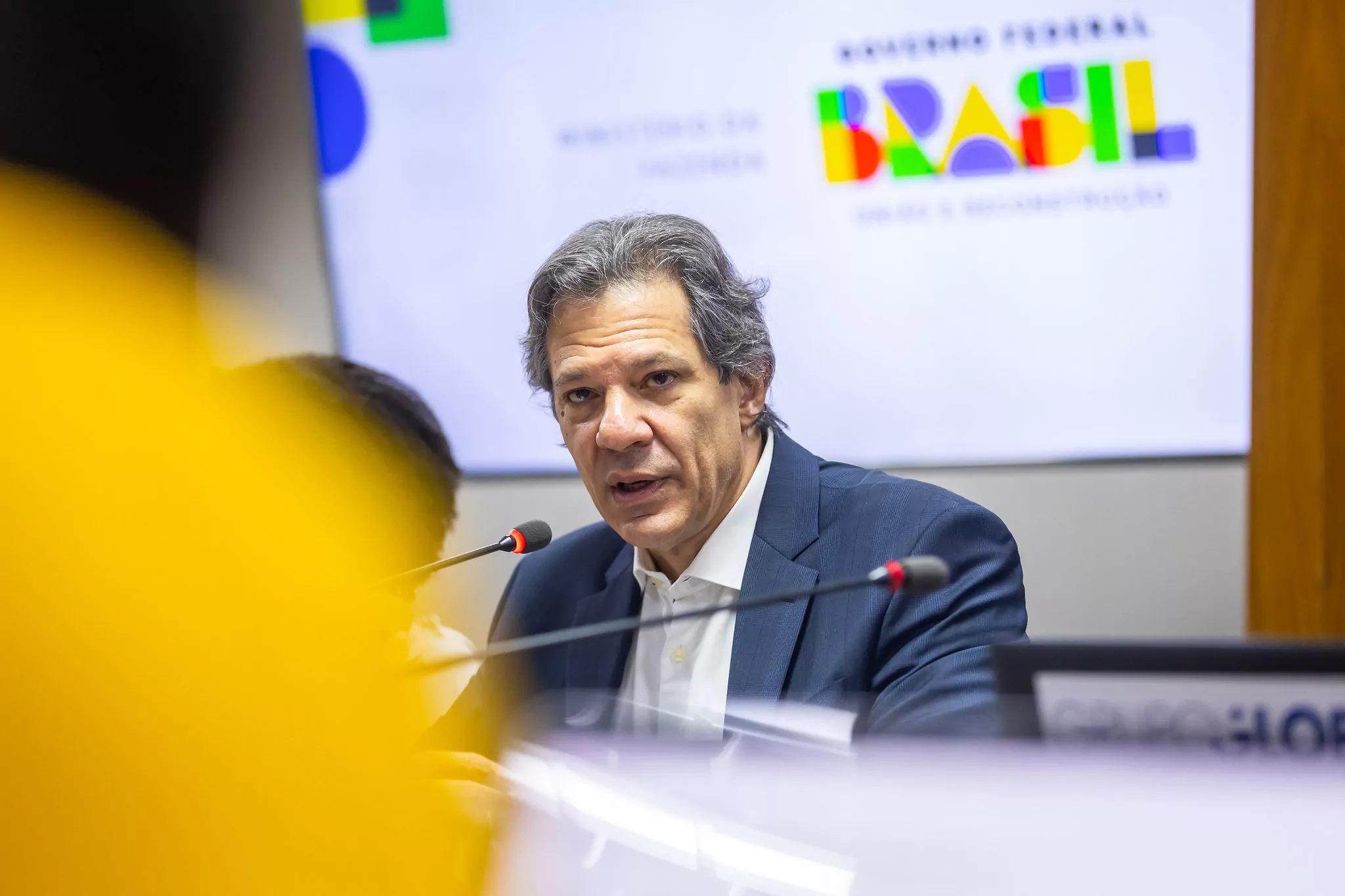 O ministro da Fazenda, Fernando Haddad. (Foto: Diogo Zacarias/MF)